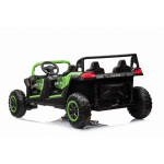 Elektrické autíčko Buggy ATV Racing UTV2000 Štvormiestne!!! Zelená - 4 X 150W - 24V10Ah + 24V10Ah grátis